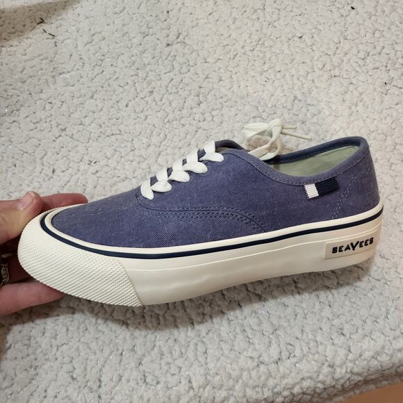 NEW SEAVEES Women's Sea Change CVO SNEAKERS Blue Indigo SIZE 6 - Picture 2 of 11